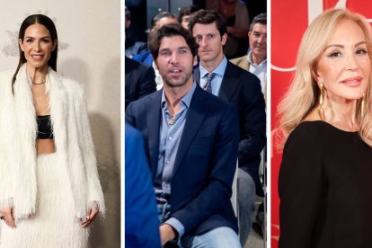 De izquierda a derecha, Tamara Gorro, Cayetano Rivera y Carmen Lomana, protagonistas del deate sobre sus recientes declaraciones en Kiss FM.
