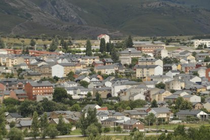 Vista panorámica de la localidad berciana de Fabero.