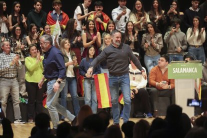Abascal con Pollán, en Salamanca.