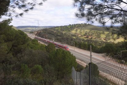 Zona cero del lugar del accidente de trenes en Adamuz, ayer.