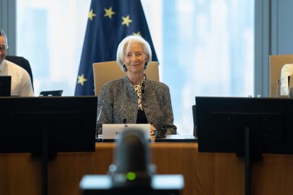 Christine Lagarde, presidenta del Banco Central Europeo.