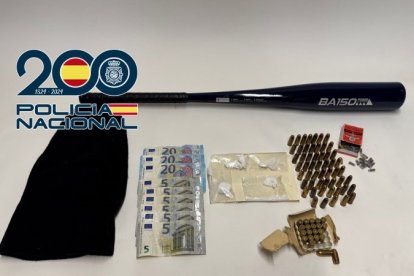 Material incautado por la Policía Nacional