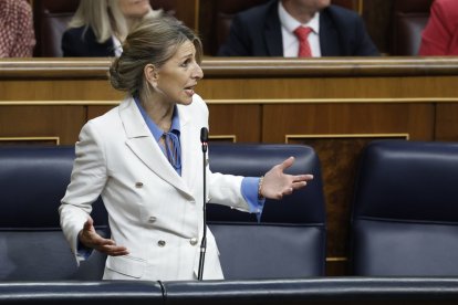 La vicepresidenta segunda y ministra de Trabajo, Yolanda Díaz.