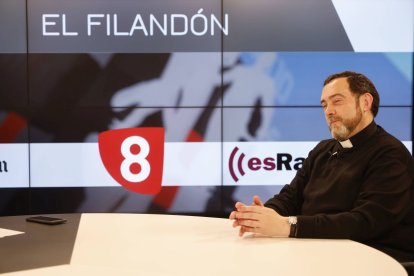Manuel Flaker, ayer durante El Filandón.