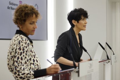 La misnitra Saiz, ayer en el repaso de las cifras del IMV.