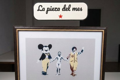 Luis Melón recurre a Banksy para proponer debate en sus 'Diálogos sobre el presente'.