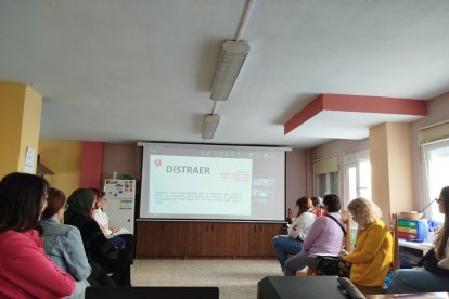 Mujeres participantes en el taller.