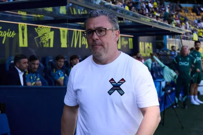 Sergio González en un partido del Cádiz.