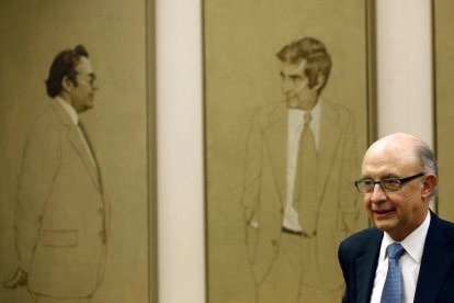Cristóbal Montoro en una foto de archivo en el Congreso de los Diputados.