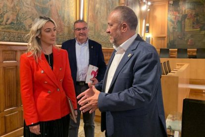Ferreira, Aller y Courel, en la Diputación.