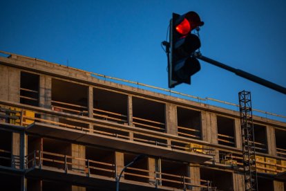 Construcción de viviendas en el sur de España.