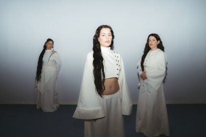 Retrato del grupo Tanxugueiras.