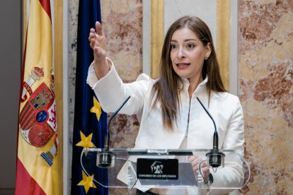La portavoz del PP en el Congreso, Ester Muñoz.