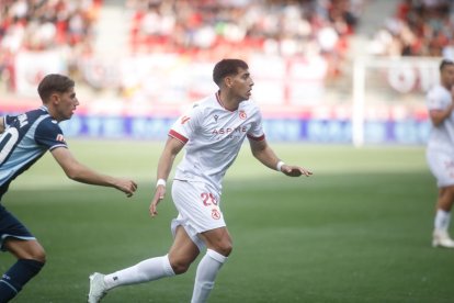 Ojeda contra el Córdoba, último partido que jugó.