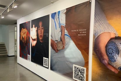Exposición de las cartografías sensibles en la Díaz-Caneja en Palencia.
