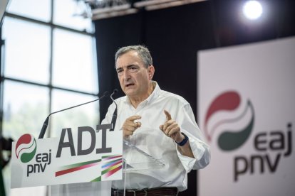 El presidente del PNV, Aitor Esteban.