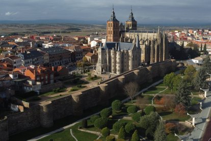 Vista de la ciudad de Astorga, donde ocurrieron los hechos en abril de 2023