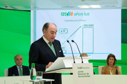 Galán en su junta «más especial». IBERDROLA