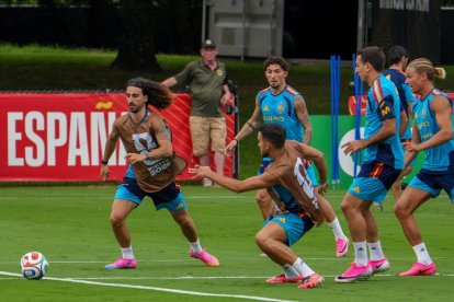 España participa en un entrenamiento en Chattanooga.