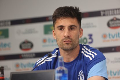 Xemi constató ayer en sala de prensa la ilusión que hay en el vestuario de la Deportiva.