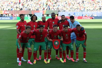 Once inicial marroquí, donde Ounahi nació en el país.