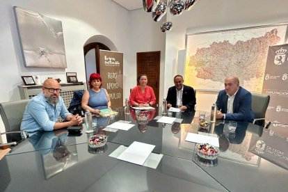 Un momento del encuentro celebrado este martes.