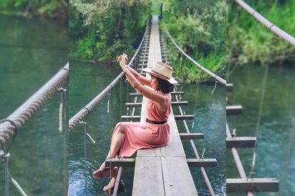 El puente colgante de Villaverde de la Abadía fue construido por los propios vecinos y durante años constituyó una conexión esencial entre varias localidades bercianas.