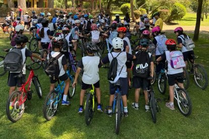 Los alumnos de tercero y cuarto de primaria de Jesuitas.