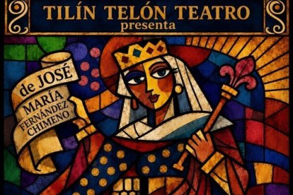 Cartel de  'Urraca I, la reina descalza'  de Tilín Telón Teatro.