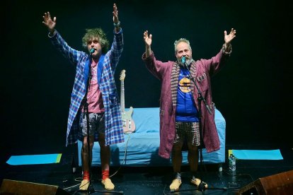 Los Gandules, durante una de sus actuaciones.
