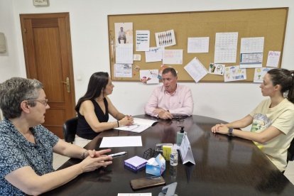 La reunión se celebró en la sede de Proyecto Hombre.