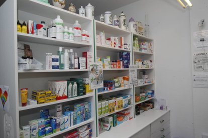 Un dispensario de farmacia.