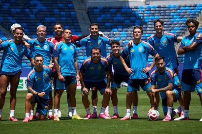 El optimismo reina en la selección española para el partido frente a Bélgica.