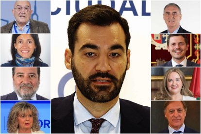Candidatos del PP en las capitales de provincia de Castilla y León para las elecciones municipales de 2027.