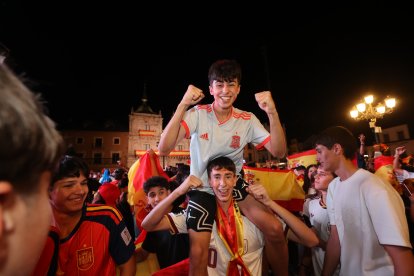 León y el Bierzo celebran la segunda estrella de la Roja.
.