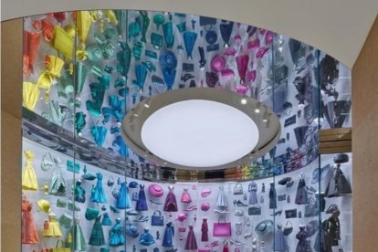 La escalera de la tienda de Dior