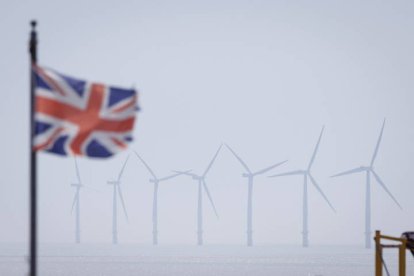 Bandera del Reino Unido en la ciudad inglesa de Essex, donde ha