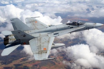 Los cazas españoles que participaron en la operación están bajo mandato de la Otan.
