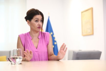 La ministra de Juventud e Infancia, Sira Rego, durante una entrevista para Europa Press, a 27 de julio de 2026, en Madrid (España).