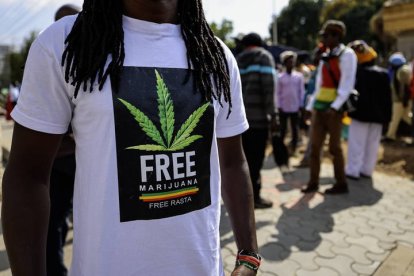 Miembros de la Sociedad Rastafari de Kenia