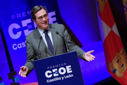 El presidente de CEOE, Antonio Garamendi.