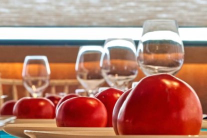 cata de tomate de la Academia Leonesa de Gastronomía.