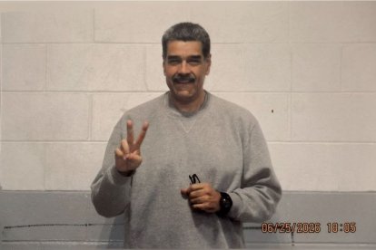 Nicolás Maduro en unas fotos recientes publicadas en redes sociales.