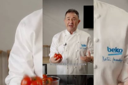 Martín Berasategui recuerda que «no todos los tomates son iguales» y aconseja escoger cada variedad según la receta y el resultado que se quiera conseguir.