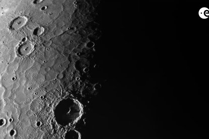 El polo norte sombrío de Mercurio, revelado por la M-CAM 1.