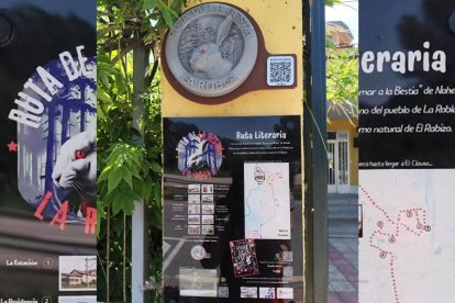 La Ruta de la Bestia recorre distintos escenarios de La Robla vinculados a la novela «Amar a la bestia», de Nohelia Alfonso, con paradas señalizadas y códigos QR