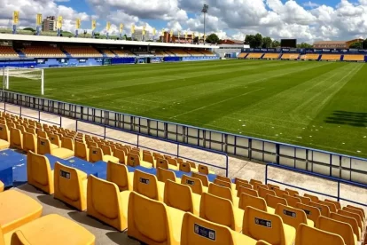 Estadio de Santo Domingo, donde juega el Alcorcón y se produjeron los incidentes.