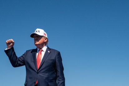 El presidente de EEUU, Donald J Trump, en un acto en Washington. 