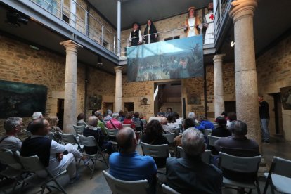 La conferencia sobre la Guerra de la Independencia en el Bierzo, a cargo del historiador Miguel J. García González
