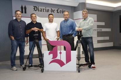 Óscar Díez, Ángel Fraguas, Diego Álvarez Blanco, Juan Simón.y Raúl Castro.